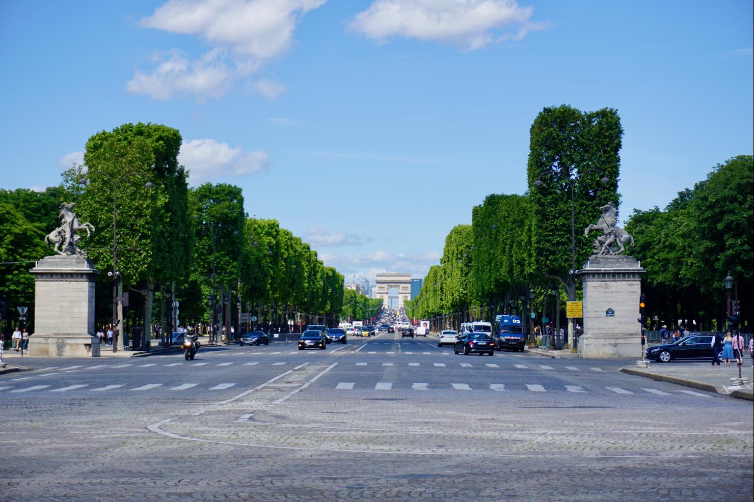 Champs-Elysees Boulevard