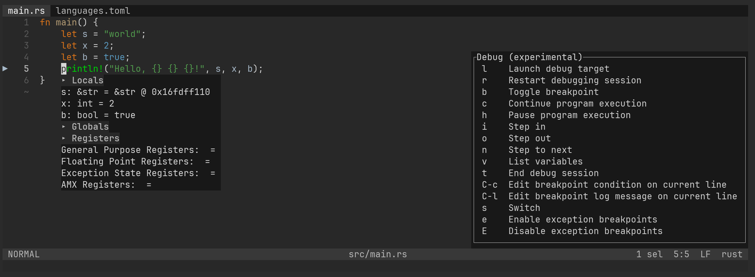 lldb-vscode - string variables memory addresses