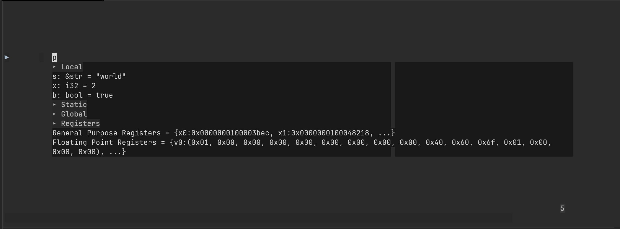 codelldb breaks helix theme