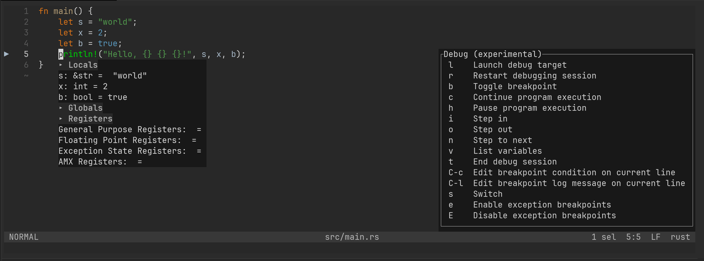 lldb-vscode displays contents of string variables